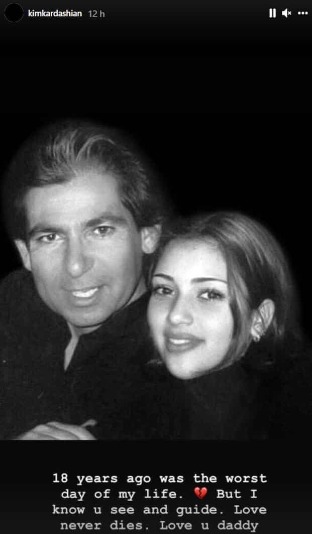 Kim Kardashian remembers father on 18th death anniversary: Worst day of
